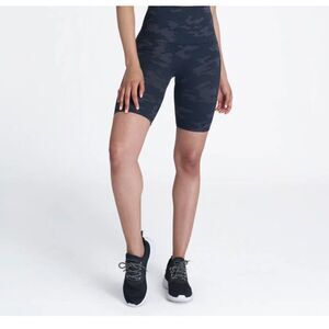 Spandx Black Matte Camo Print Bike Short NWT. Size XS